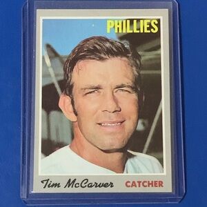 Tim McCarver #90 1970 Topps Baseball Trading Card